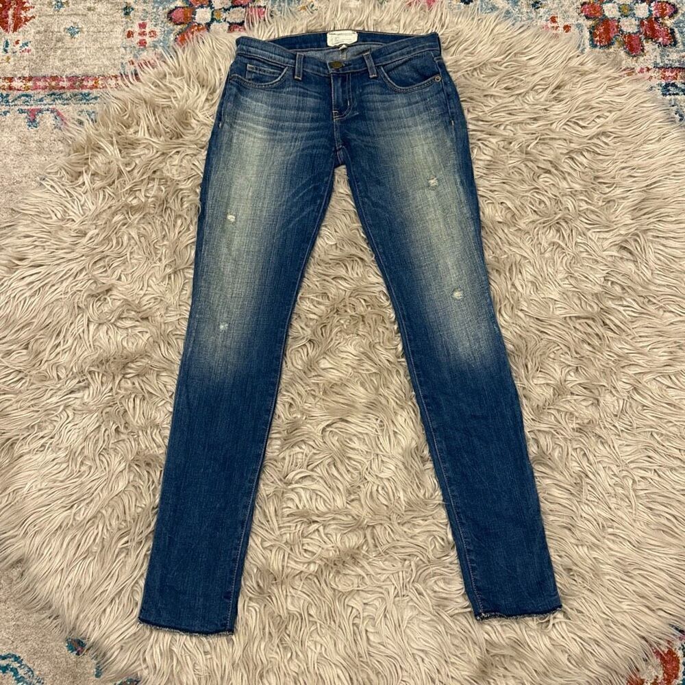 Current Elliott the rolled skinny jeans size 24